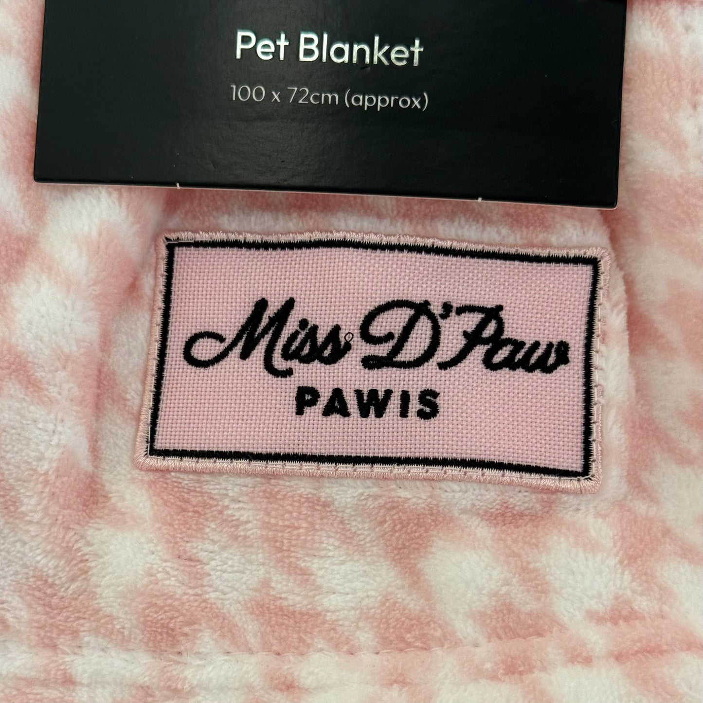 Miss Paw D Plush Pet Blanket bearsupreme