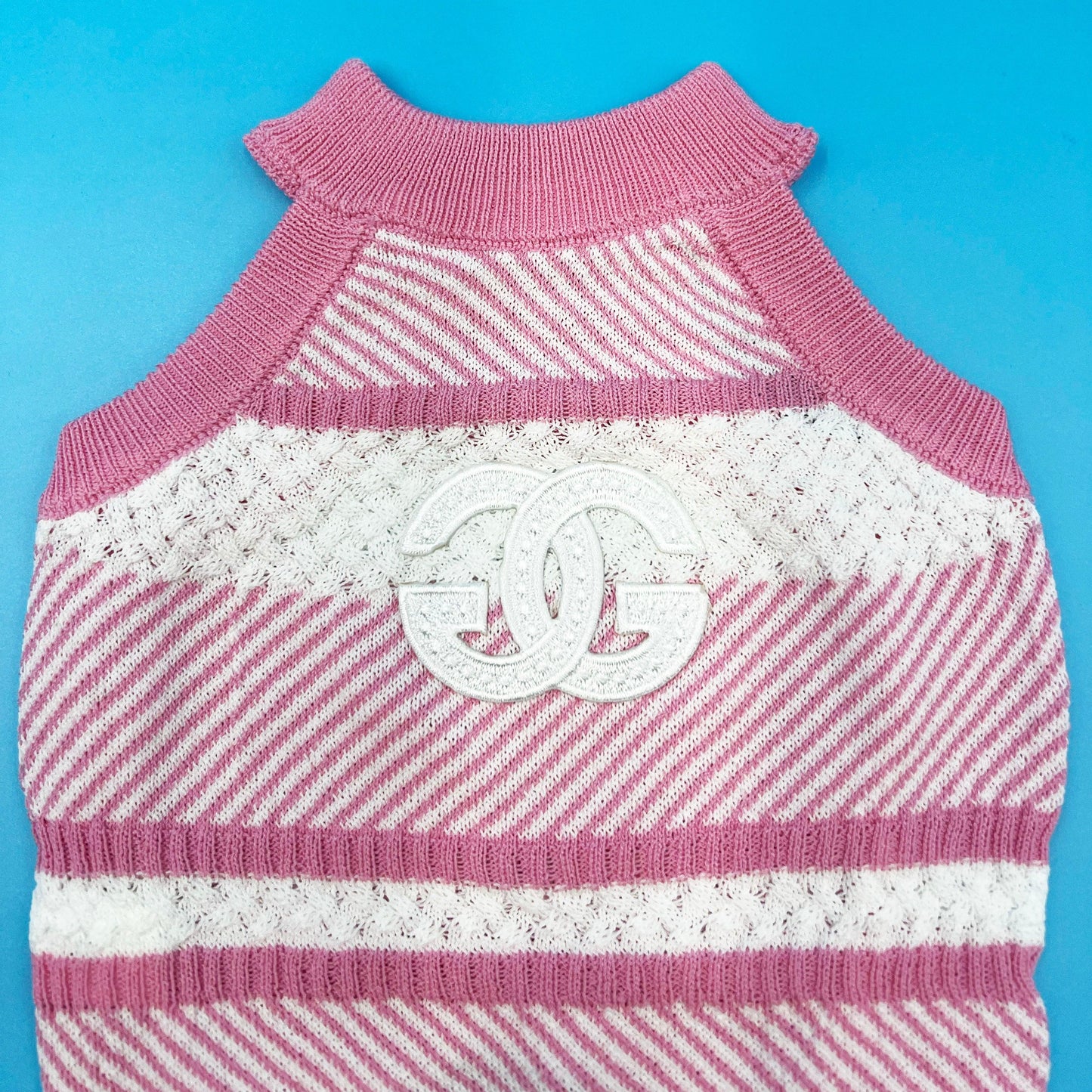 Pawnel Pink ribbed Tank top - bearsupreme