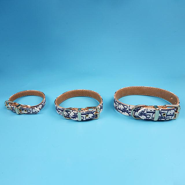 PawDior Dog Blue Collar & Lead Set - bearsupreme