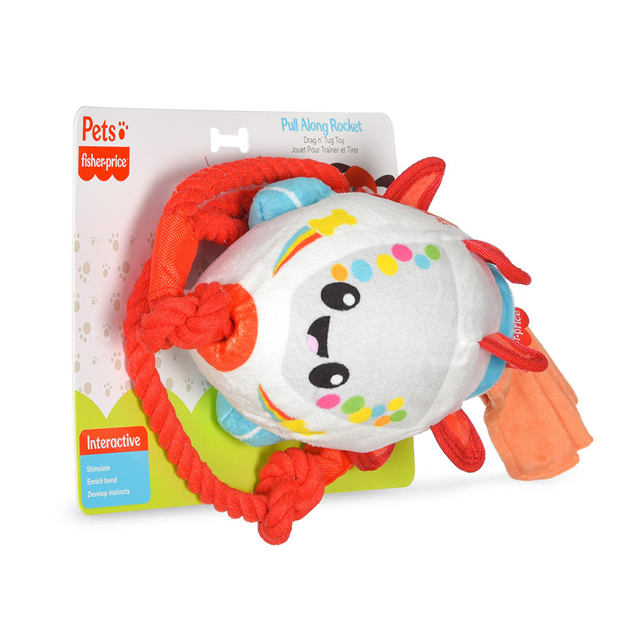 Fisher Price Pull Along Rocket Drag N'Tug Puppy Toy bearsupreme