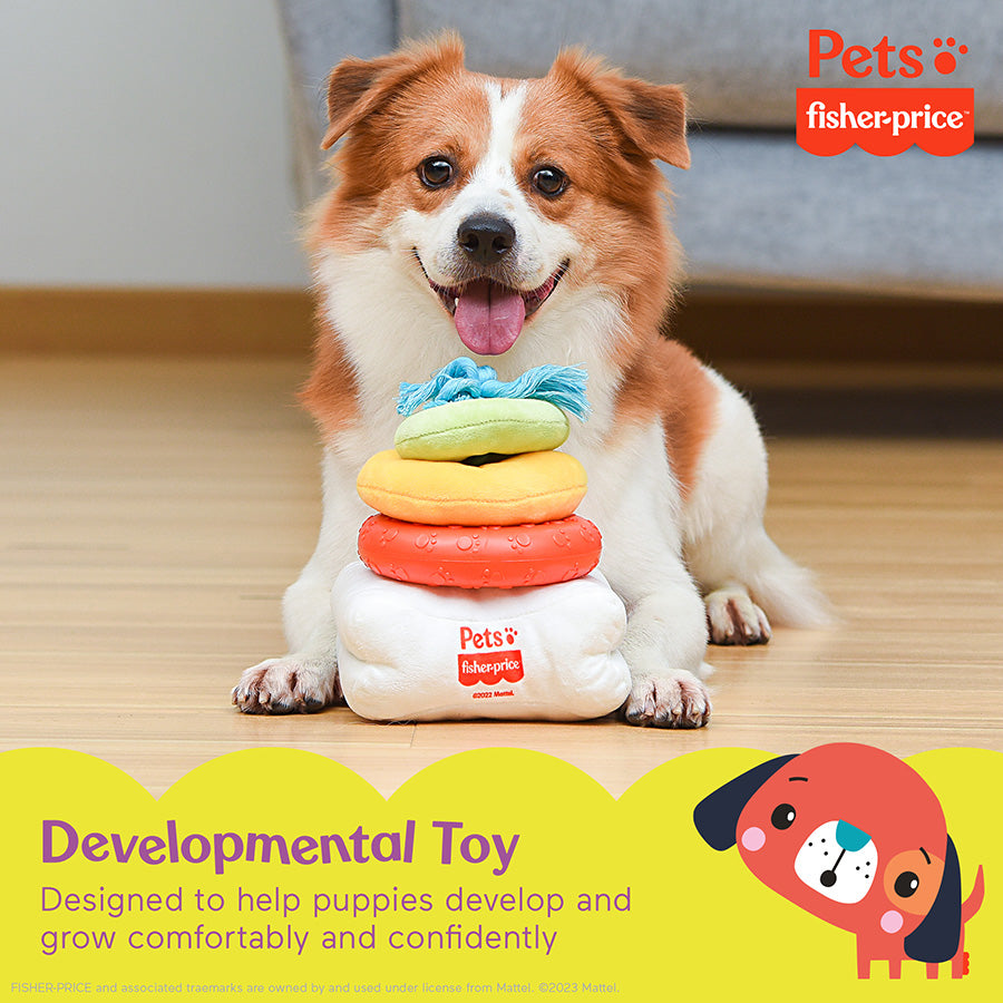 Fisher Price Attack-A-Stack Chase and Toss Puppy Toy bearsupreme