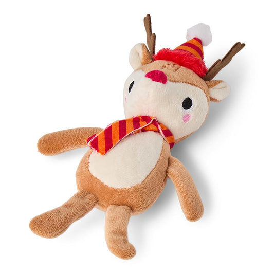 Christmas Rudy Reindeer Squeaky Dog Toy Mini bearsupreme