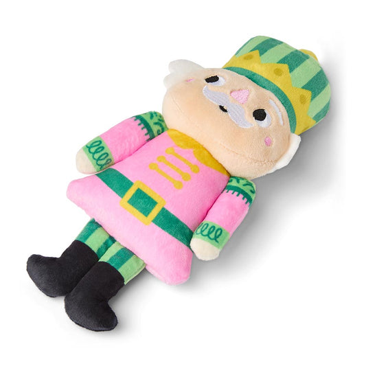 Christmas Noel Nutcracker Plush Squeaky Dog Toy bearsupreme