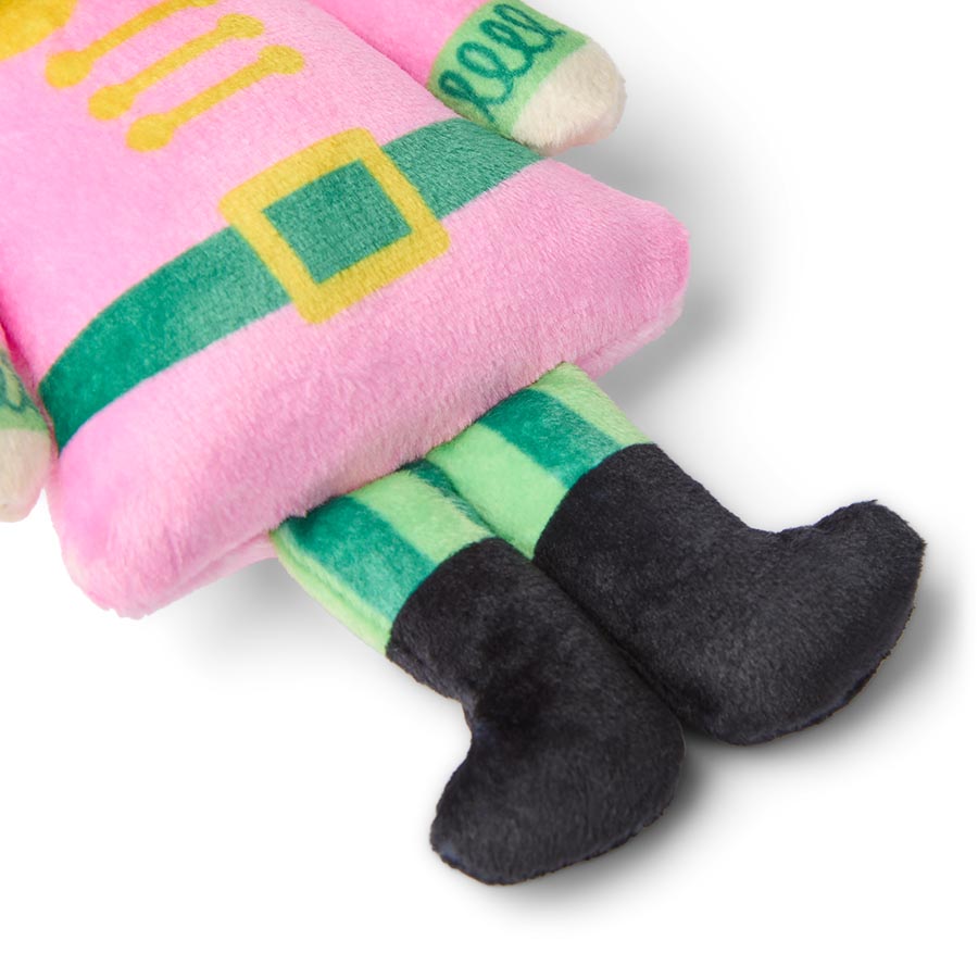 Christmas Noel Nutcracker Plush Squeaky Dog Toy bearsupreme