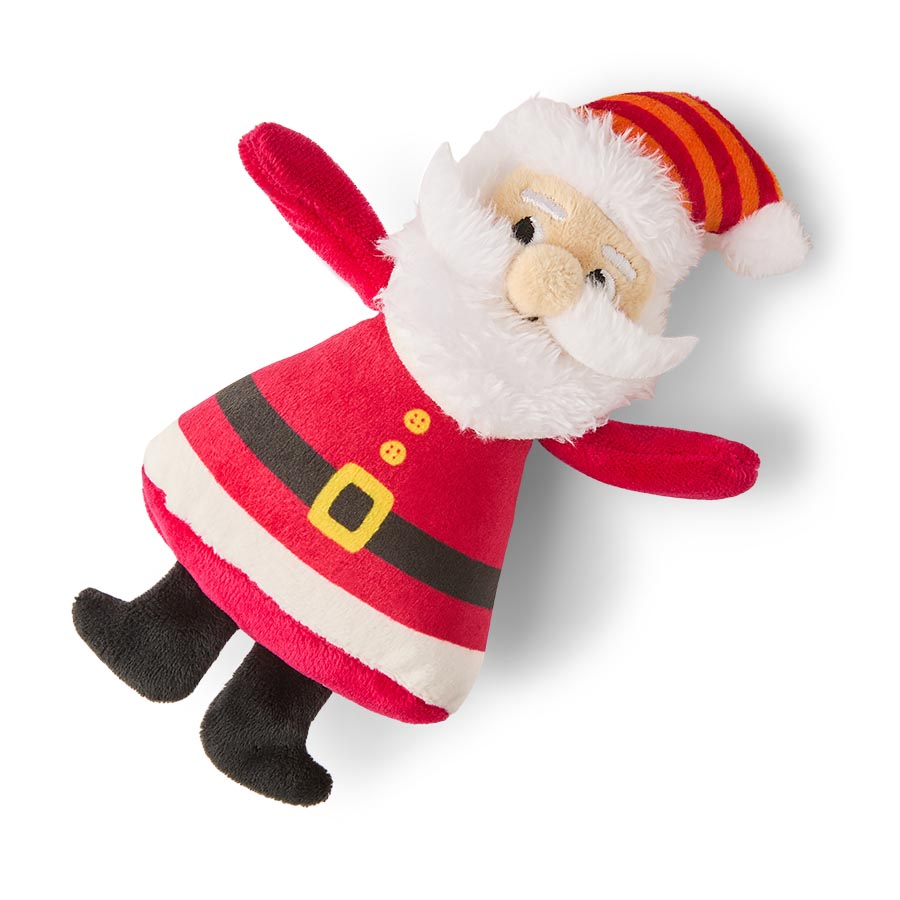 Christmas Papa Noel Santa Squeaky Dog Toy Mini bearsupreme