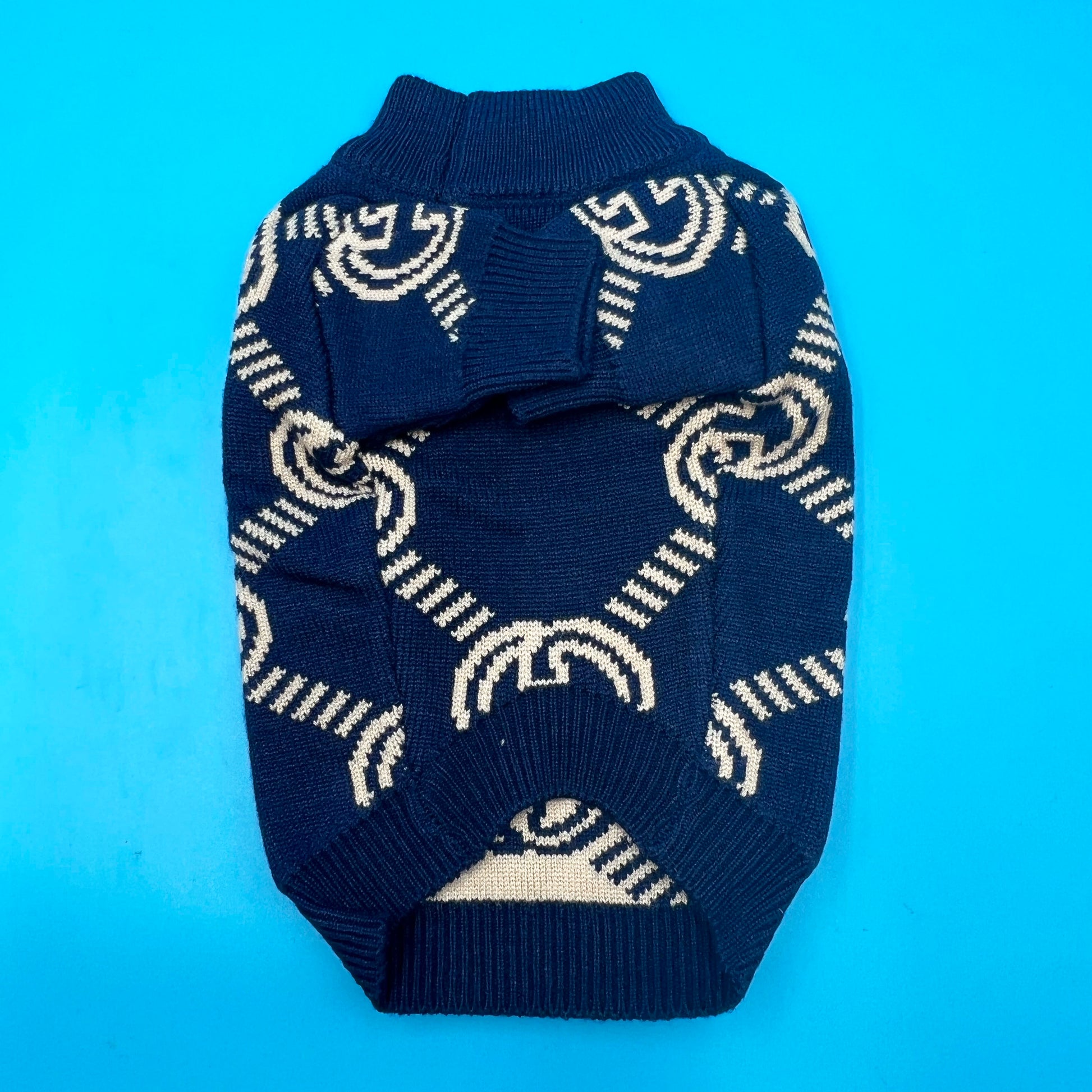 Pawcci Monogram Navy Sweater bearsupreme