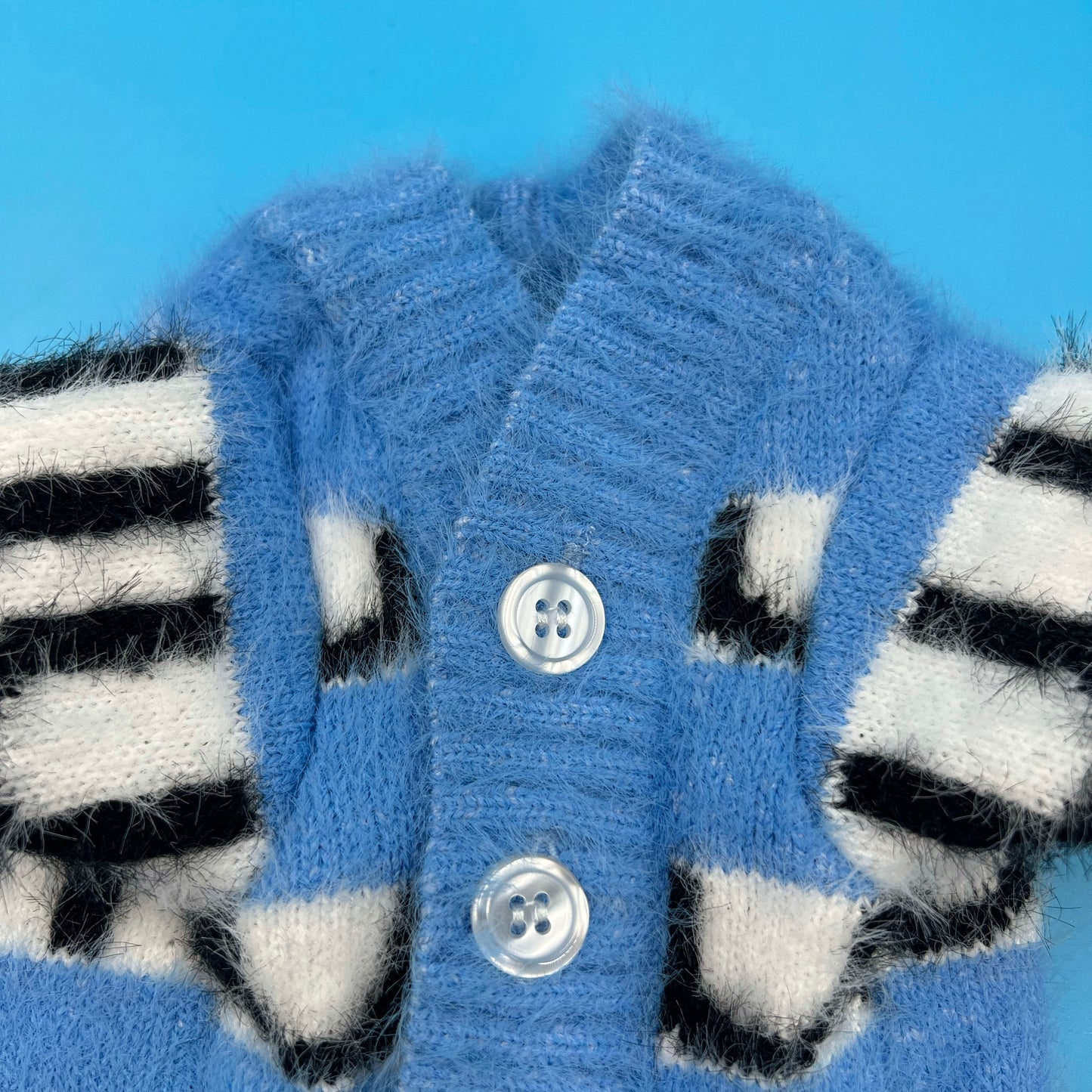 Miu Miu Blue Monogram Sweater bearsupreme