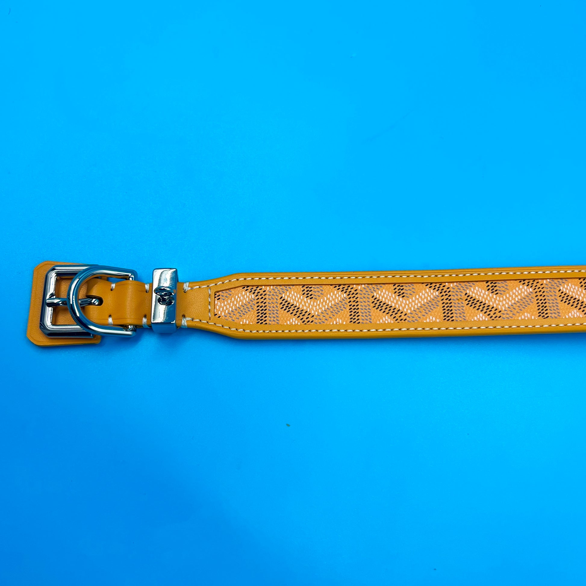 Grrryard Yellow Leather Collar bearsupreme