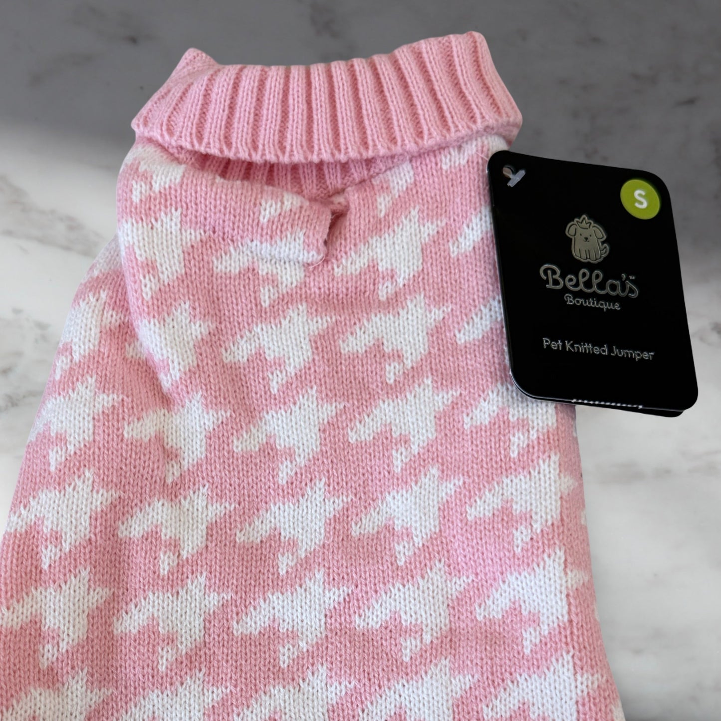 Miss Pawdior Houndstooth sleeveless Sweater bearsupreme