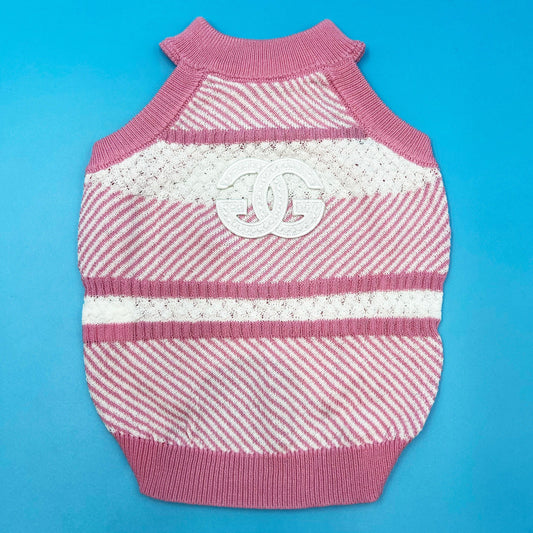 Pawnel Pink ribbed Tank top - bearsupreme