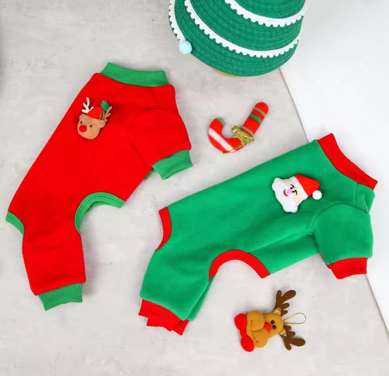 Festive Reindeer Red Pyjama bearsupreme