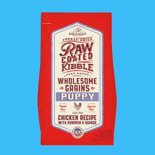 Raw Coated Wholesome Grains Puppy Cage-Free Chicken Recipe With Pumpkin & Quinoa-1.6Kg bearsupreme