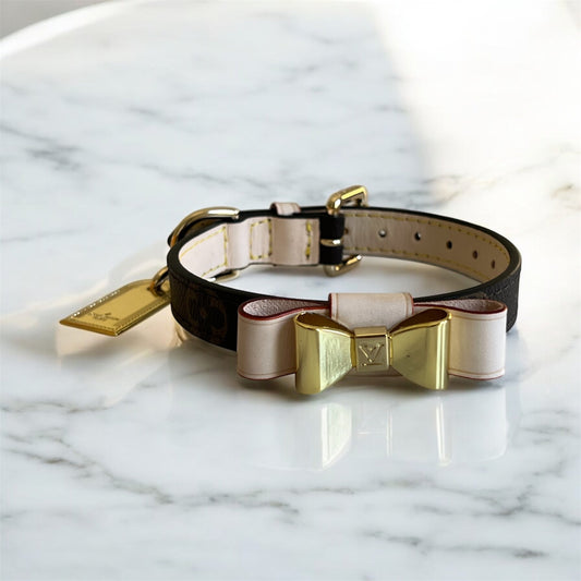 Chewy Vee Classic Print Bow Collar bearsupreme