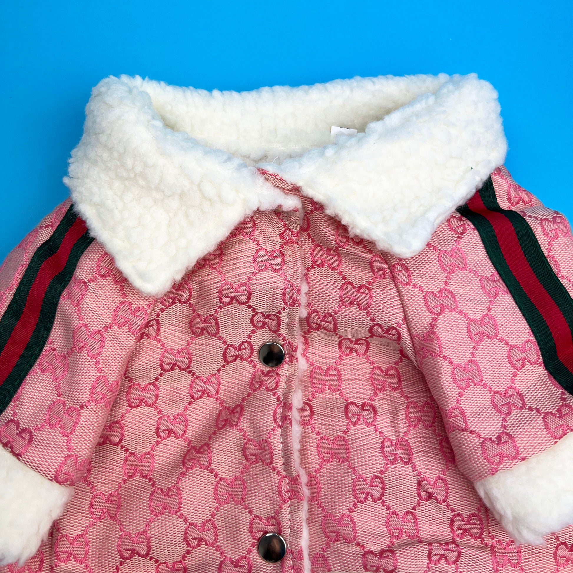 Pawcci Monogram fleece Jacket bearsupreme