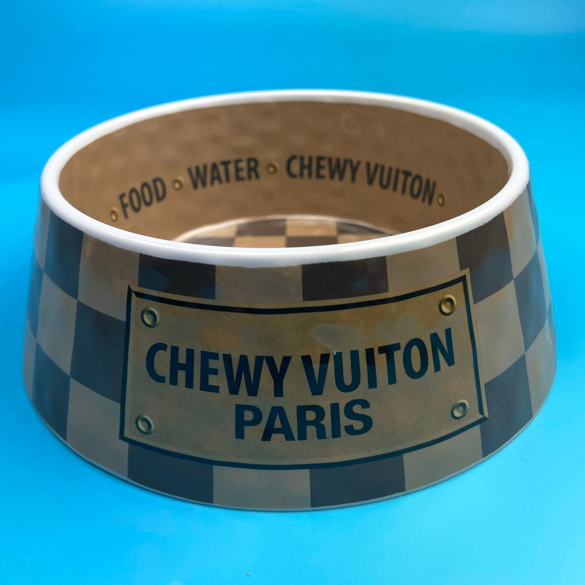 Chewy Vuitton Classic bowl – bearsupreme