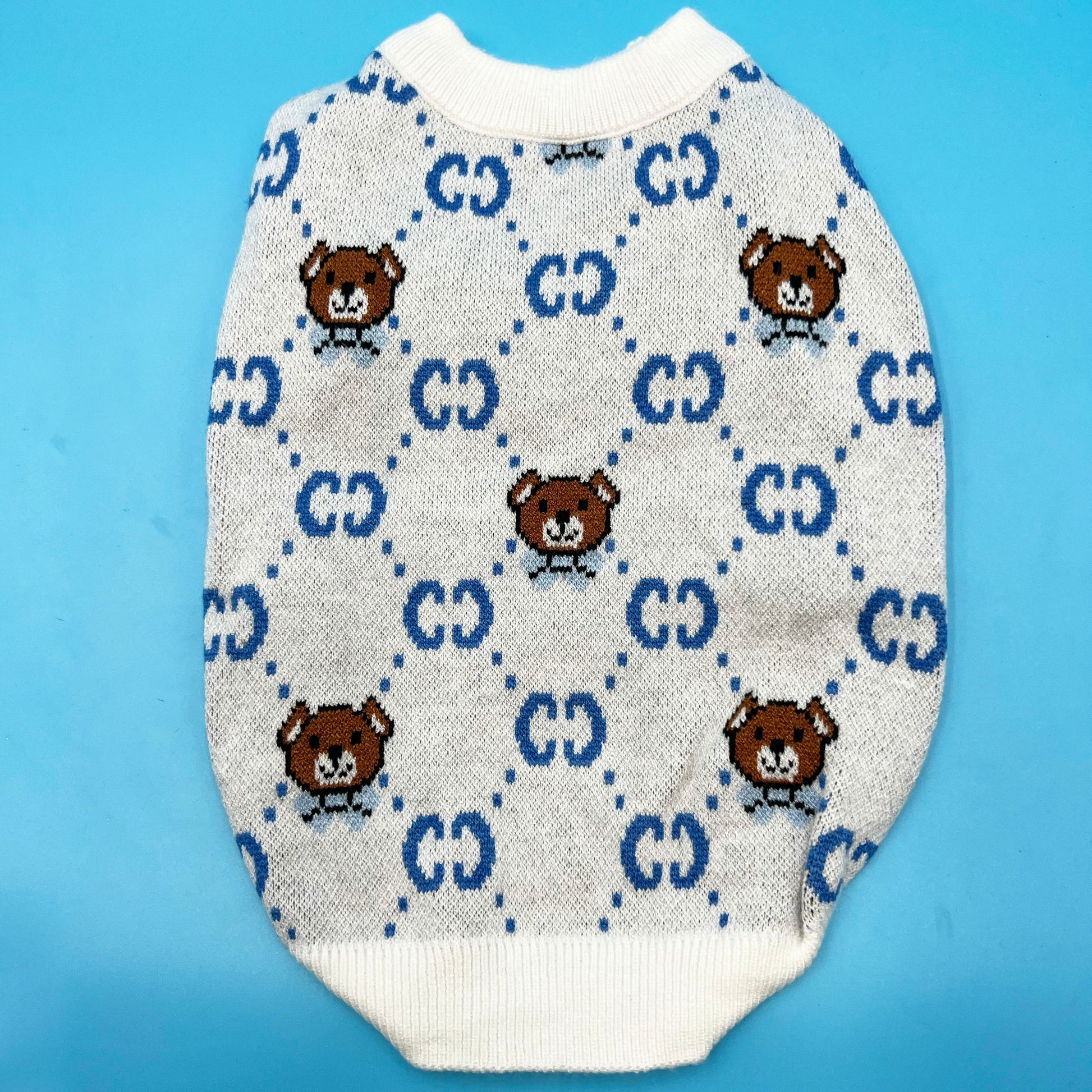 Pawcci Monogram Teddy Sweater bearsupreme