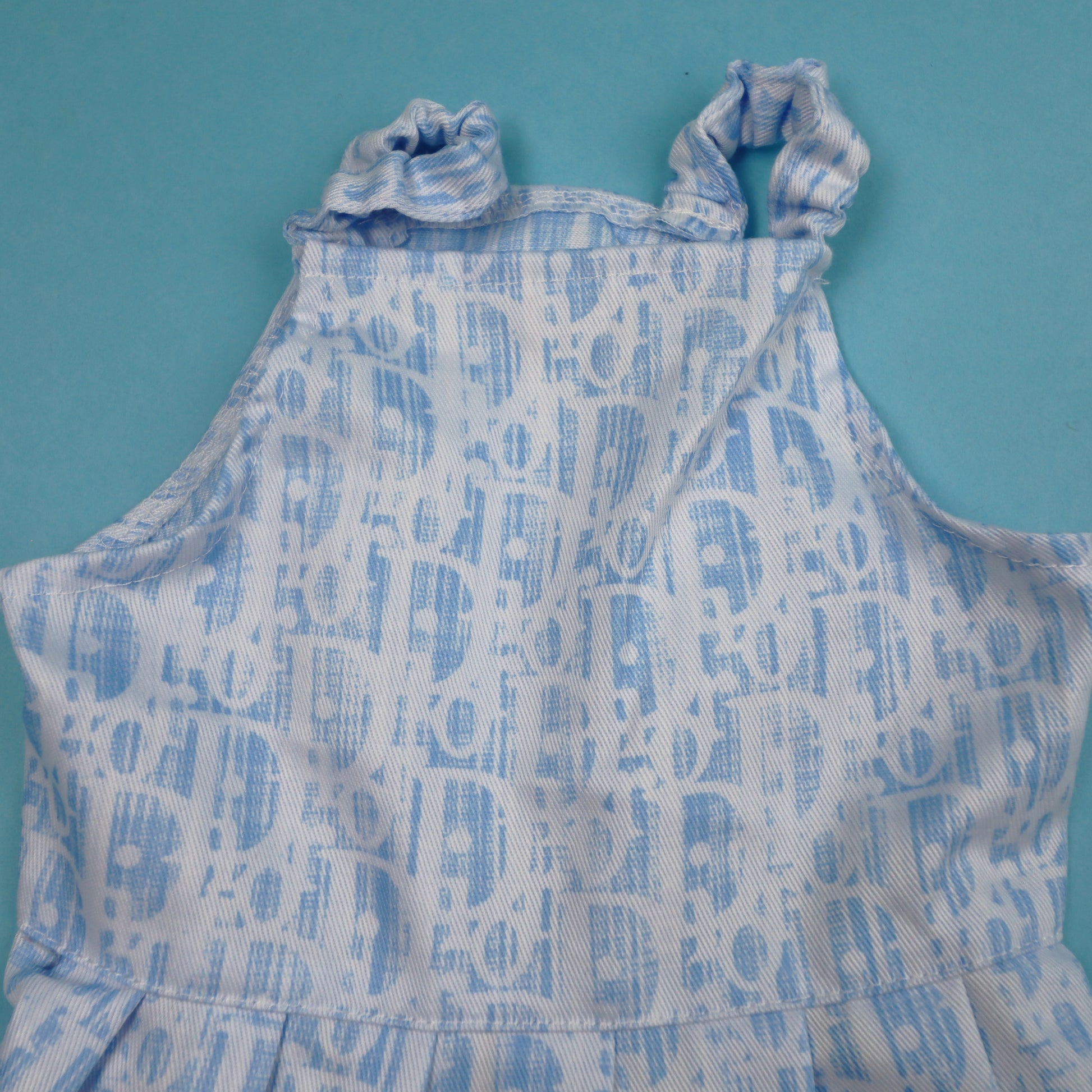 PawDior Blue Monogram Dress bearsupreme