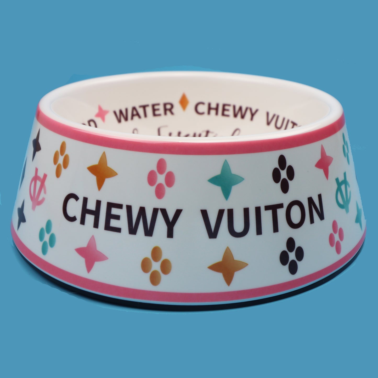 Chewy Vuitton Monogram bowl bearsupreme
