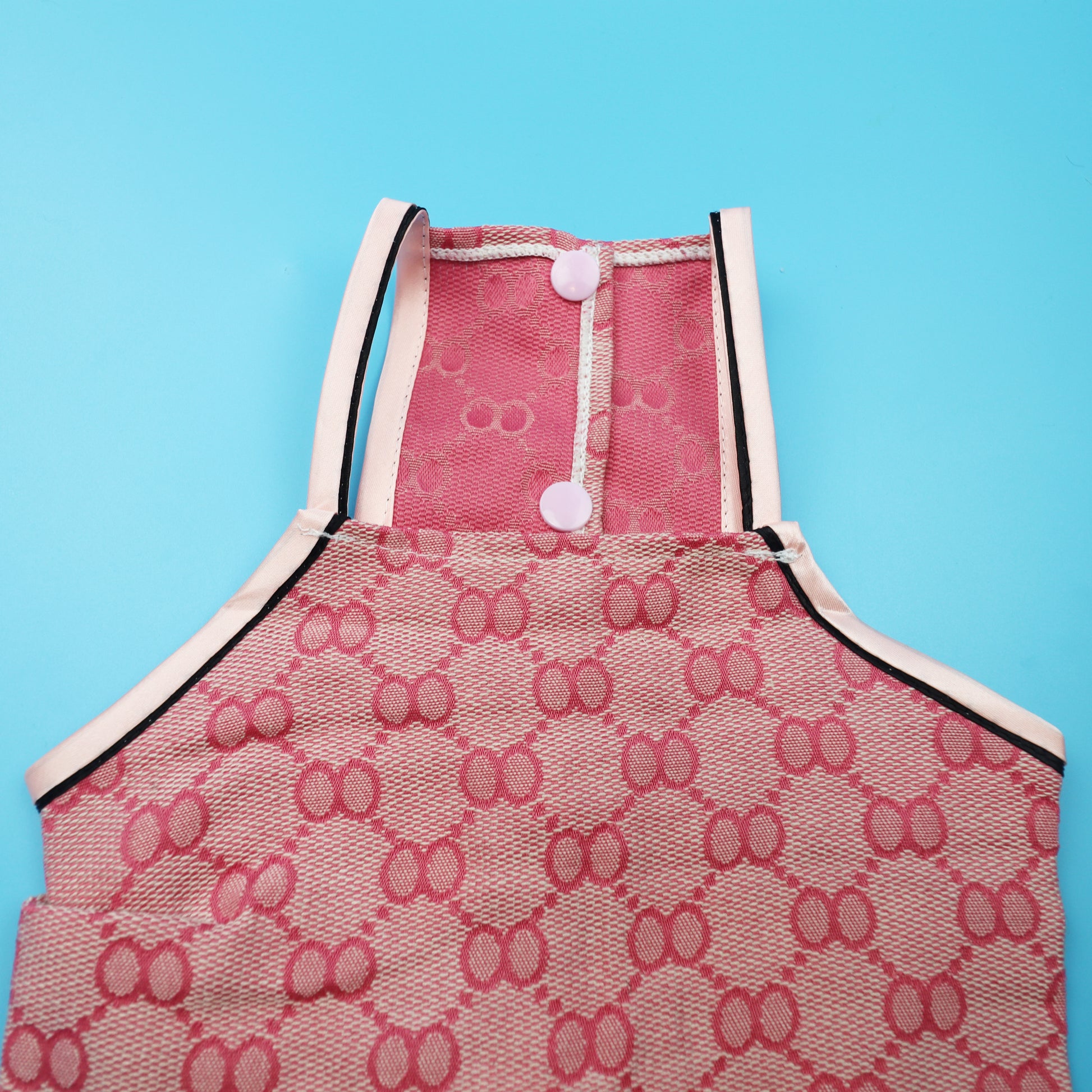 Pawcci Pink Monogram string Vest bearsupreme