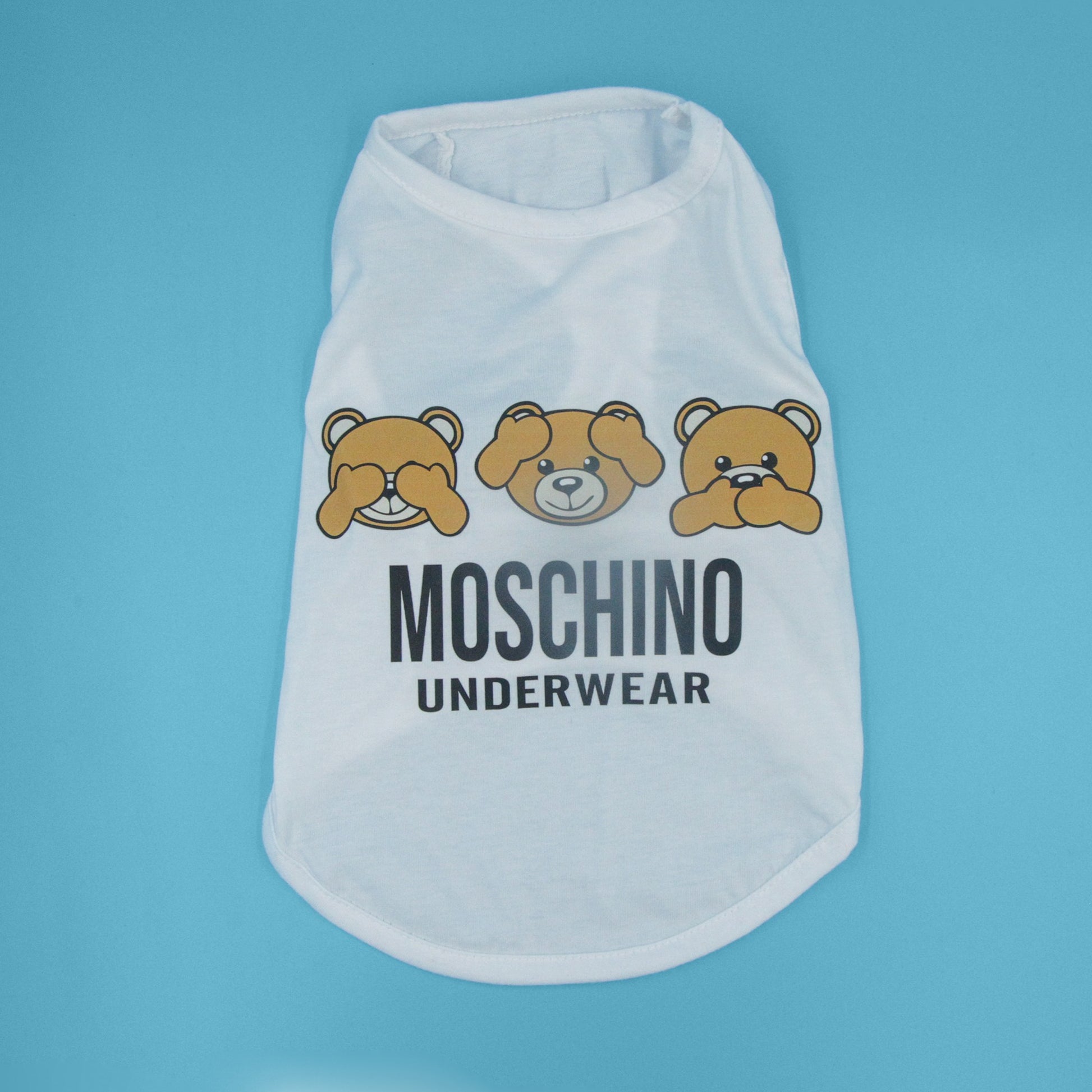 Pawchino Underwear White tank bearsupreme