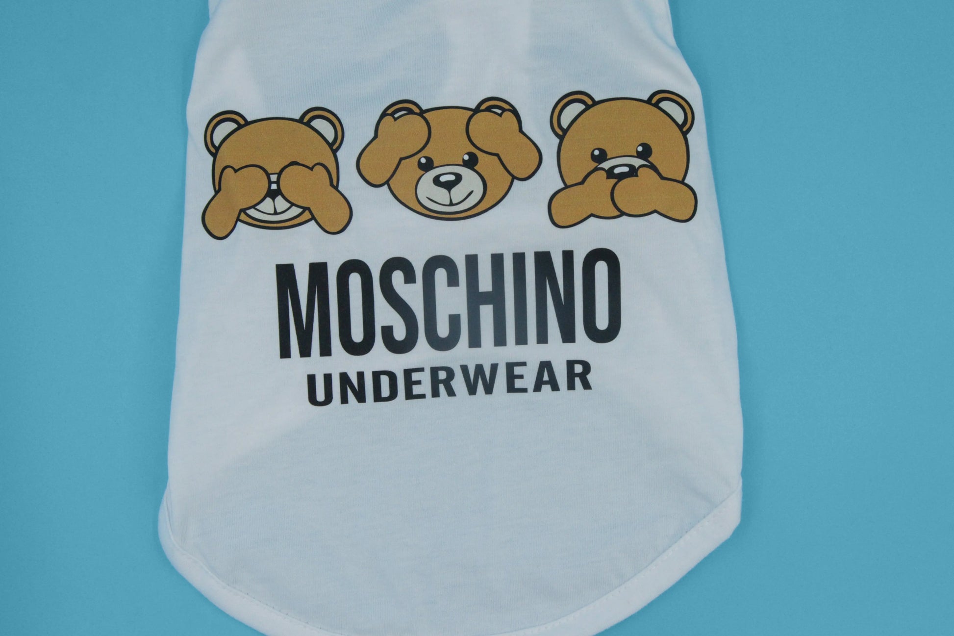 Pawchino Underwear White tank bearsupreme