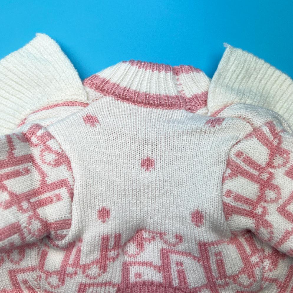 Pawdior Frill Monogram Sweater bearsupreme
